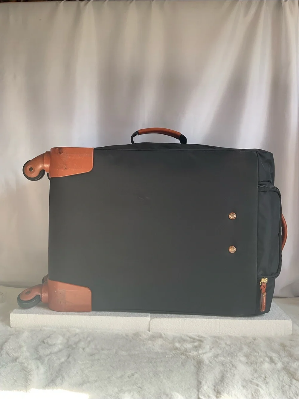 Bric’s Milano Black Nylon Rolling Carry-On /- Italian Designer Luggage